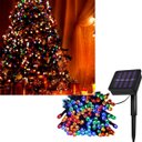 Ver imagem 1 de Pisca Cordão 300 Lâmpadas Led Solar Colorido de Natal de 30m