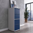 Ver imagem 2 de Gaveteiro Arquivo de Aço 4 Gavetas Of04sltcm