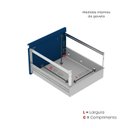 Ver mais imagens de Gaveteiro Arquivo de Aço 4 Gavetas Of04sltcm