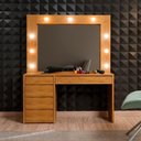 Ver imagem 4 de Camarim Anne 5 Gavetas 9 Lampadas Led Mavaular Naturale