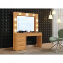Ver imagem 7 de Camarim Anne 5 Gavetas 9 Lampadas Led Mavaular Naturale