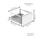 Ver imagem 7 de Gaveteiro Arquivo de Aço 4 Gavetas Of04sltcm