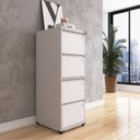 Ver imagem 2 de Gaveteiro Arquivo de Aço 4 Gavetas Of04sltcm