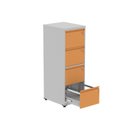 Ver imagem 3 de Gaveteiro Arquivo de Aço 4 Gavetas Of04sltcm