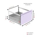 Ver imagem 7 de Gaveteiro Arquivo de Aço 4 Gavetas Of04sltcm