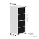 Ver imagem 5 de Gaveteiro Arquivo de Aço 4 Gavetas Of04sltcm