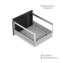 Ver mais imagens de Gaveteiro Arquivo de Aço 4 Gavetas Of04sltcm