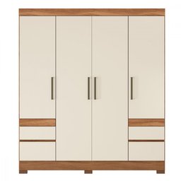Guarda Roupa de Casal 4 Portas 4 Gavetas Tijuca - 4