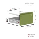 Ver imagem 7 de Gaveteiro Arquivo de Aço 4 Gavetas Of04sltcm