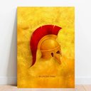 Ver imagem 1 de Placa Decorativa Metálica Esparta Tacolado Papel de Parede 20 X 30cm