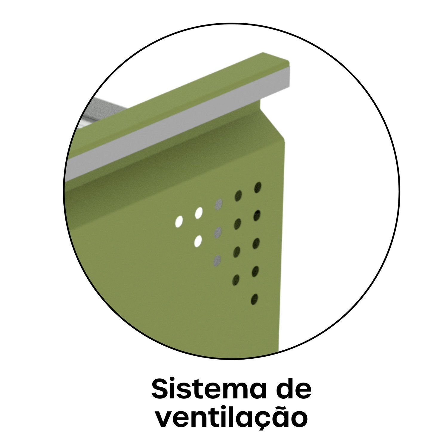 Gaveteiro Arquivo para Escritório em Aço 4 Gavetas - 10