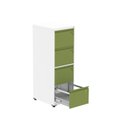 Ver imagem 3 de Gaveteiro Arquivo para Escritório em Aço 4 Gavetas