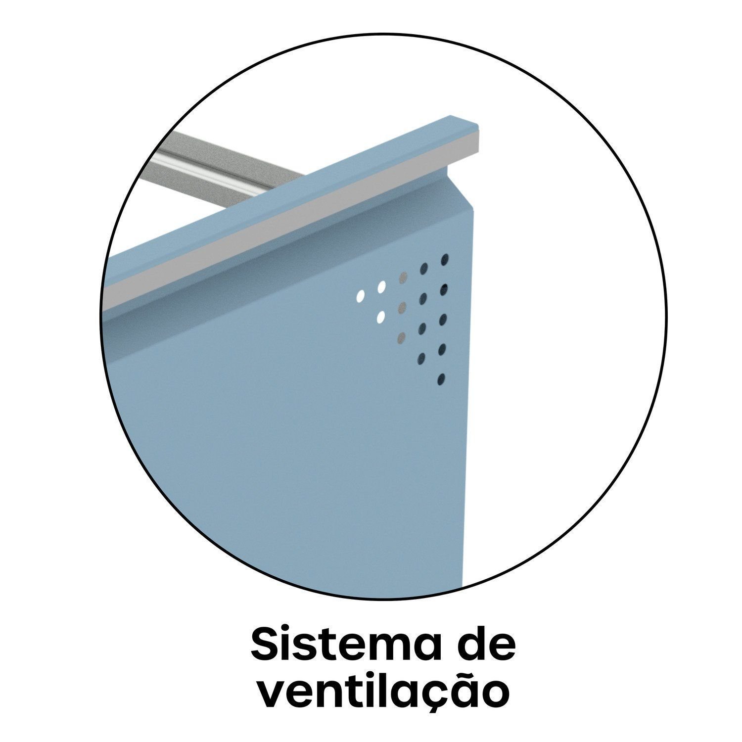 Gaveteiro Arquivo para Escritório em Aço 4 Gavetas - 19