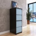 Ver imagem 2 de Gaveteiro Arquivo para Escritório em Aço 4 Gavetas