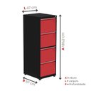 Ver imagem 5 de Gaveteiro Arquivo para Escritório em Aço 4 Gavetas