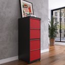 Preto/Vermelho