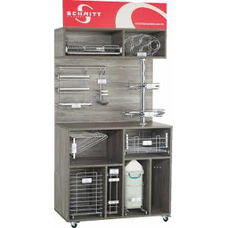 Escorredor De Louças Aéreo Preto Fosco Bandeja 57cm Schmitt - 5