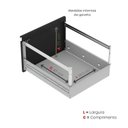 Ver mais imagens de Gaveteiro Arquivo para Escritório em Aço 4 Gavetas