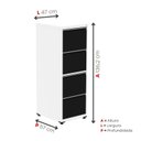 Ver imagem 5 de Gaveteiro Arquivo para Escritório em Aço 4 Gavetas