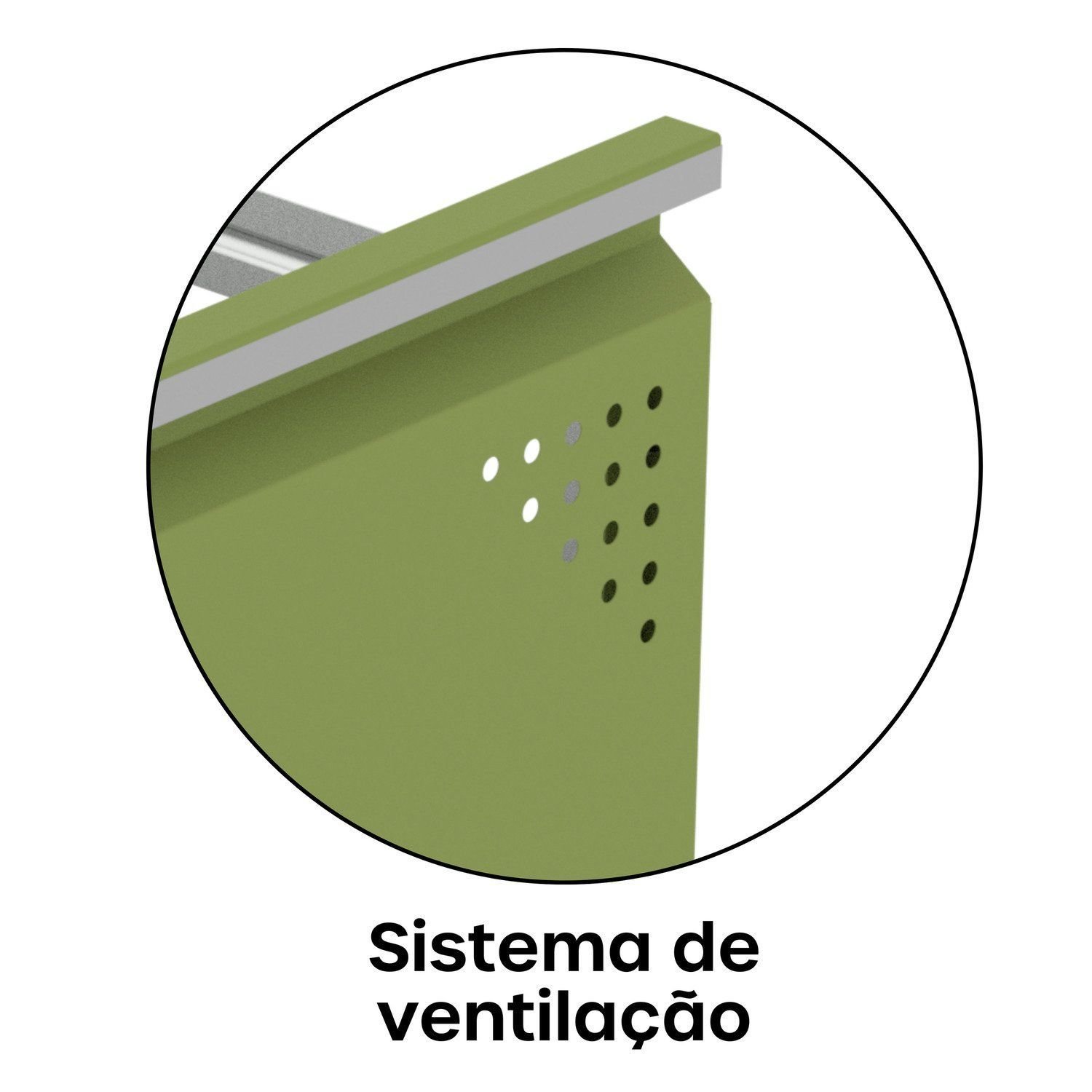 Gaveteiro Arquivo para Escritório em Aço 4 Gavetas - 10