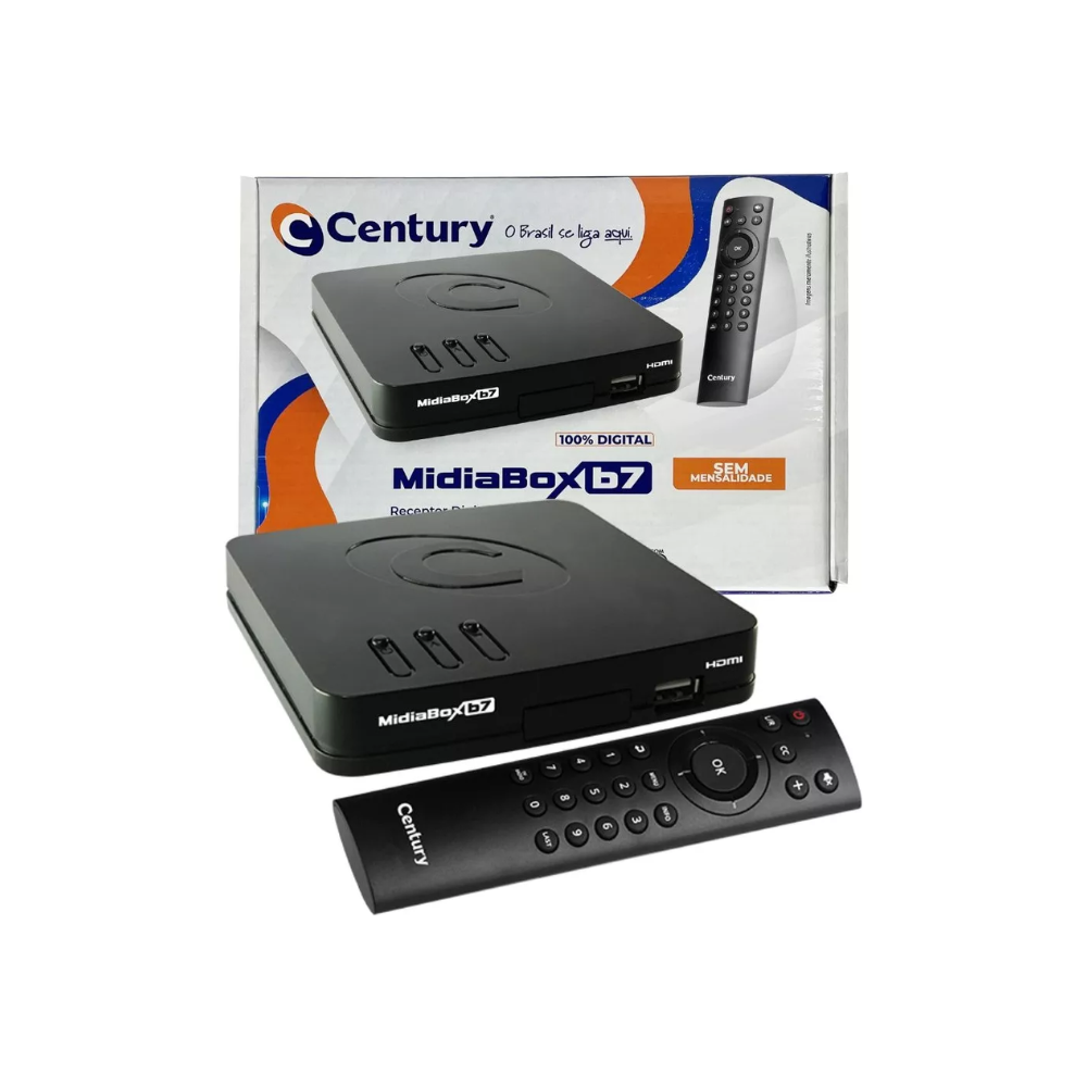 Receptor Digital Century Midiabox B7 Sat Hd Regional