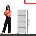 Ver imagem 6 de Gaveteiro Arquivo para Escritório em Aço 4 Gavetas