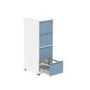 Ver imagem 3 de Gaveteiro Arquivo para Escritório em Aço 4 Gavetas