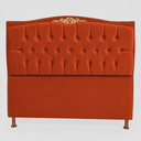 Ver imagem 2 de Cabeceira Greta 160cm Estofada Veludo p/ Cama Box Casal Queen Quarto