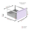 Ver imagem 7 de Gaveteiro Arquivo para Escritório em Aço 4 Gavetas