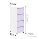 Ver imagem 5 de Gaveteiro Arquivo para Escritório em Aço 4 Gavetas