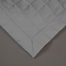 Kit Cobre Leito Colcha Bellini King Dupla Face Percal 300 Fios Textura Matelassê 3 Peças - Cinza - 4