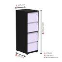 Ver imagem 4 de Gaveteiro Arquivo para Escritório em Aço 4 Gavetas