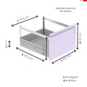 Ver imagem 6 de Gaveteiro Arquivo para Escritório em Aço 4 Gavetas