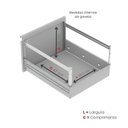 Ver mais imagens de Gaveteiro Arquivo de Aço 4 Gavetas 136,2x47x57 Cm