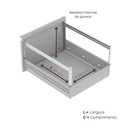 Ver mais imagens de Gaveteiro Arquivo de Aço 4 Gavetas 136,2x47x57 Cm