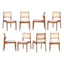 Ver imagem 1 de Kit com 08 Cadeiras Madeira Maciça Estela CabeCasa MadeiraOriginals