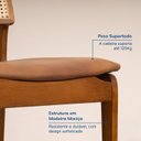 Ver imagem 7 de Kit com 04 Cadeiras Madeira Maciça Estela CabeCasa MadeiraOriginals Marrom/Caramelo