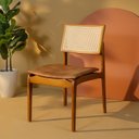 Ver imagem 2 de Kit com 04 Cadeiras Madeira Maciça Estela CabeCasa MadeiraOriginals Marrom/Caramelo