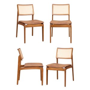 Kit com 04 Cadeiras Madeira Maciça Estela CabeCasa MadeiraOriginals