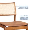 Ver imagem 5 de Kit com 08 Cadeiras Madeira Maciça Estela CabeCasa MadeiraOriginals