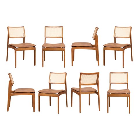 Kit com 08 Cadeiras Madeira Maciça Estela CabeCasa MadeiraOriginals
