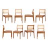 Kit com 08 Cadeiras Madeira Maciça Estela CabeCasa MadeiraOriginals - 1