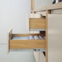 Ver imagem 7 de Balcao para Cozinha 2 Portas e 3 Gavetas 120cm Allure Marrom/Jequitibá/Gris Fosco