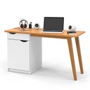 Ver imagem 1 de Escrivaninha Prism Branco/cinamomo - Patrimar