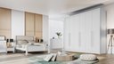 Ver imagem 2 de Guarda Roupa Casal Vertice New 6 Portas 6 Gavetas Novo Horizonte Neve