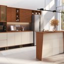 Ver imagem 5 de Armário Aéreo 80cm 100% Mdf 2 Portas Frisadas