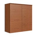 Ver imagem 2 de Armário Aéreo 80cm 100% Mdf 2 Portas Frisadas
