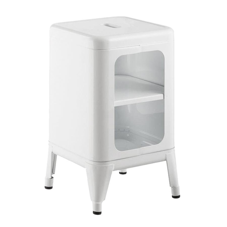 Módulo estante Iron Tolix - Organizador - 2 andares - Branco - 5