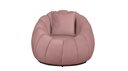 Ver imagem 2 de Kit Poltrona Decorativa C/Puff e Almofada Concha Veludo Rosa - Montanaris Decor
