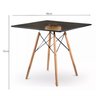Mesa de Jantar Quadrada Cozinha Eiffel Mozaic 90cm - 3